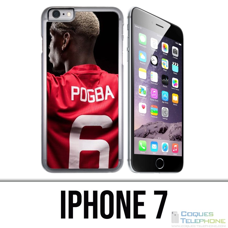 Coque iPhone 7 - Pogba Manchester