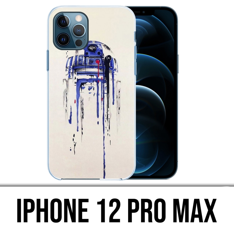 Coque iPhone 12 Pro Max - R2D2 Paint