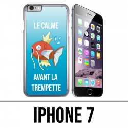 Coque iPhone 7 - Pokémon Le Calme Avant La Trempette Magicarpe