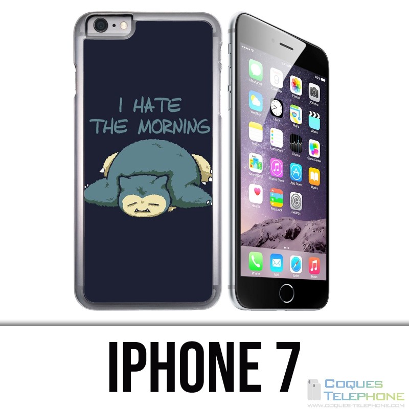 IPhone 7 Case - Pokémon Ronflex Hate Morning