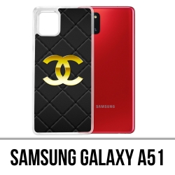 Custodia per Samsung Galaxy A51 - Pelle con logo Chanel