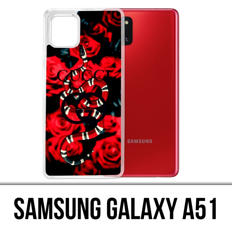 Funda Samsung Galaxy A51 - Gucci Snake Roses