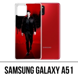 Custodia per Samsung Galaxy A51 - Lucifer Wings Wall