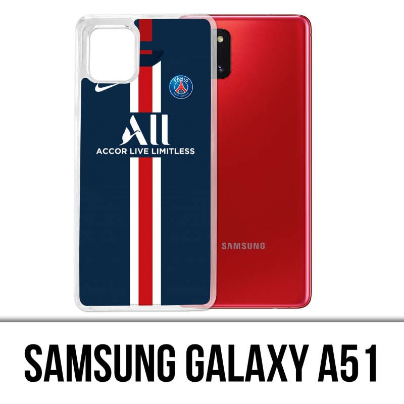 Funda Samsung Galaxy A51 - Camiseta de fútbol Psg 2020