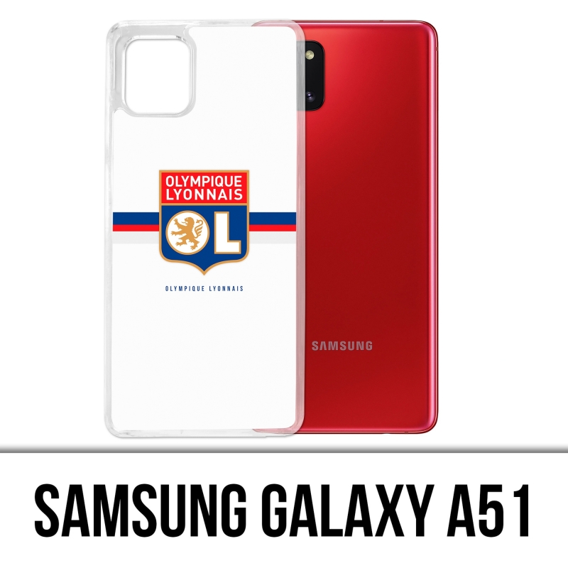 Custodia per Samsung Galaxy A51 - Fascia con logo OL Olympique Lyonnais