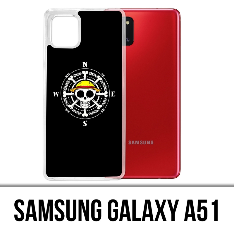 Coque Samsung Galaxy A51 - One Piece Logo Boussole