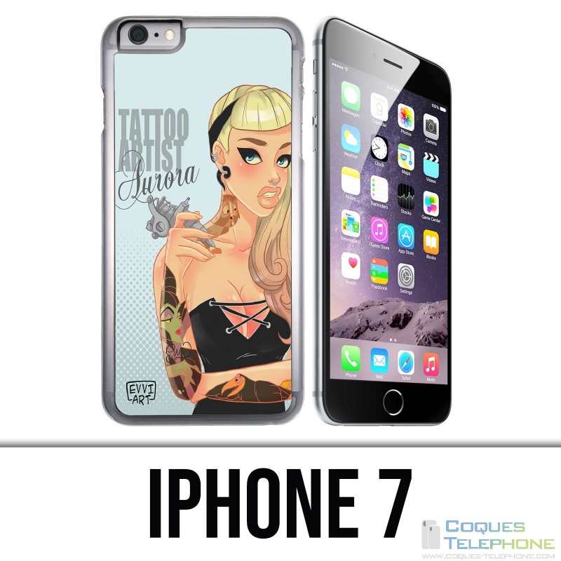 Coque iPhone 7 - Princesse Aurore Artiste