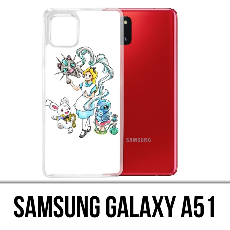 Coque Samsung Galaxy A51 - Alice Au Pays Des Merveilles Pokémon