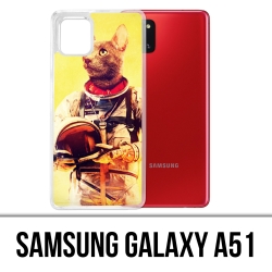 Coque Samsung Galaxy A51 - Animal Astronaute Chat