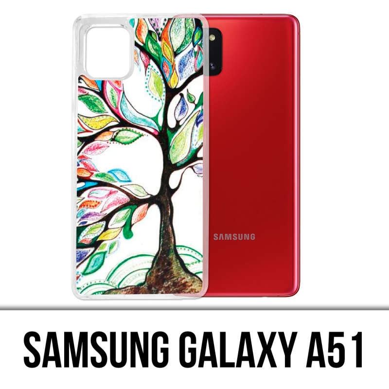 Samsung Galaxy A51 Case - Mehrfarbiger Baum