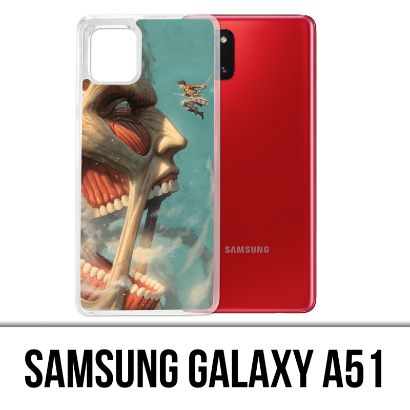 Custodia per Samsung Galaxy A51 - Attack-On-Titan-Art