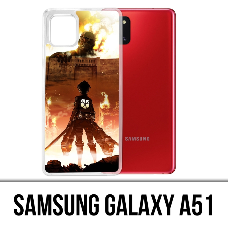 Funda Samsung Galaxy A51 - Attak-On-Titan-Poster