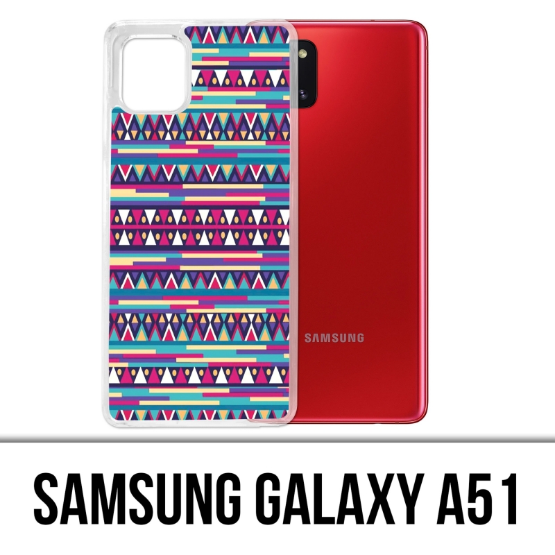 Custodia per Samsung Galaxy A51 - Rosa azteca