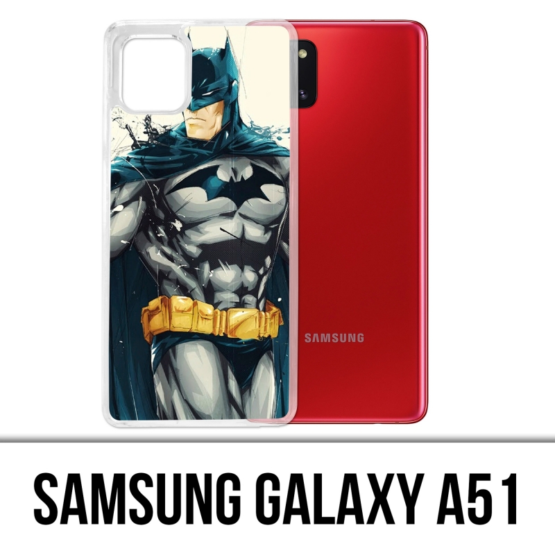 Coque Samsung Galaxy A51 - Batman Paint Art