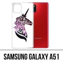 Samsung Galaxy A51 Case - Seien Sie ein majestätisches Einhorn