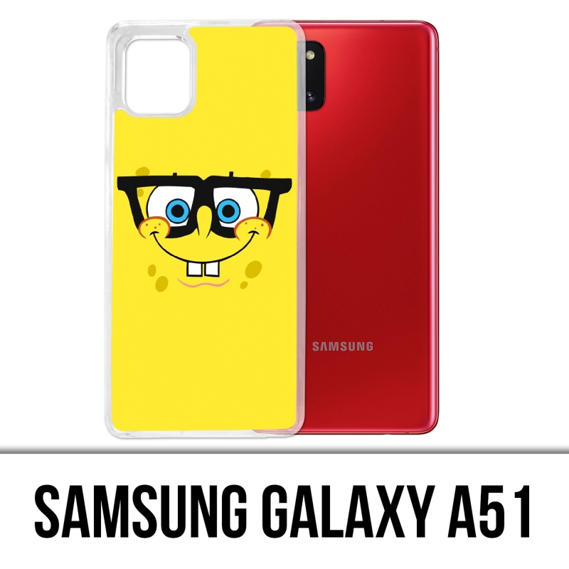 Funda Samsung Galaxy A51 - Gafas Bob Esponja