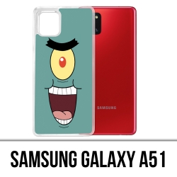Custodia per Samsung Galaxy A51 - Sponge Bob Plankton