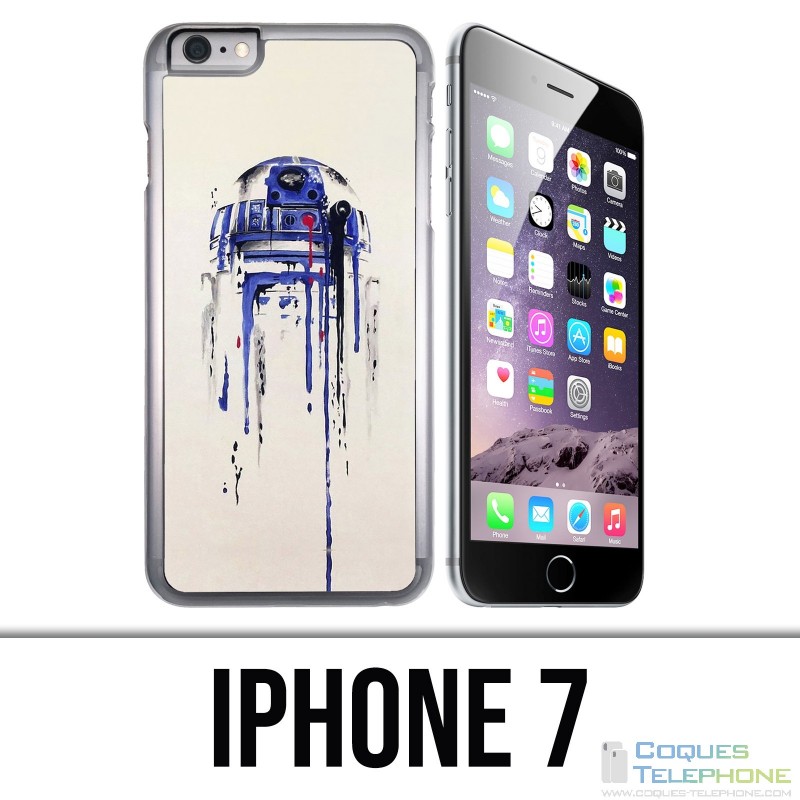 Coque iPhone 7 - R2D2 Paint