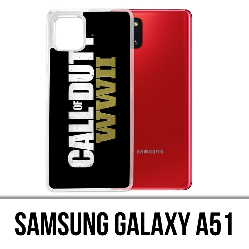 Custodia per Samsung Galaxy A51 - Logo Call Of Duty Ww2
