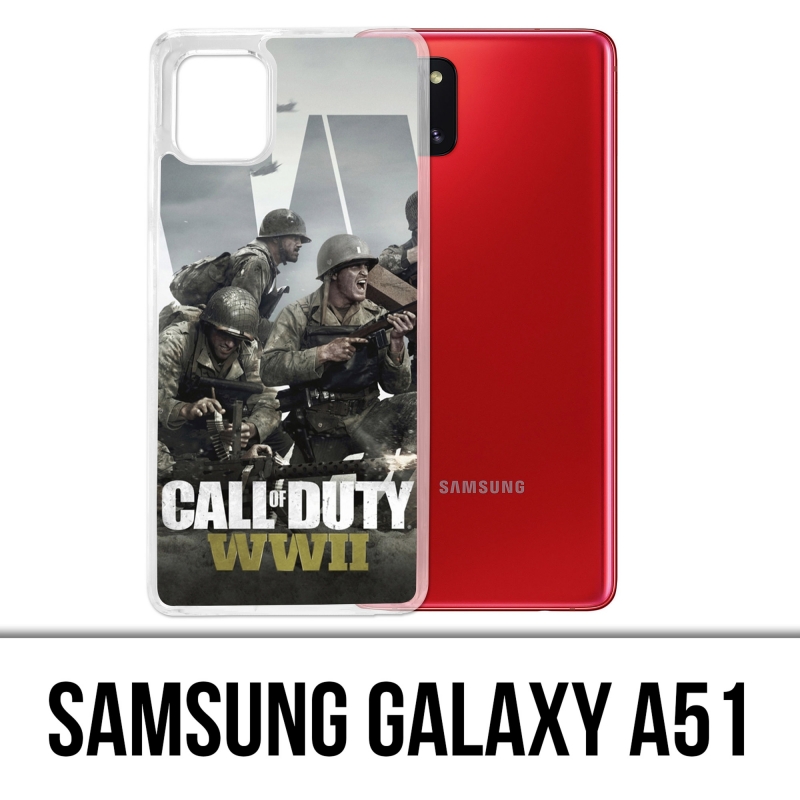 Funda Samsung Galaxy A51 - Personajes de Call Of Duty Ww2
