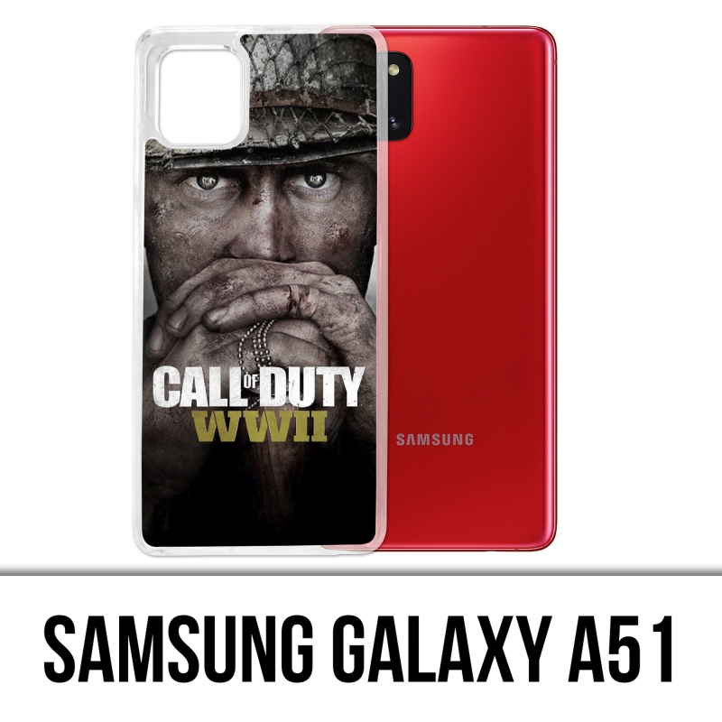 Funda Samsung Galaxy A51 - Soldados de Call Of Duty Ww2