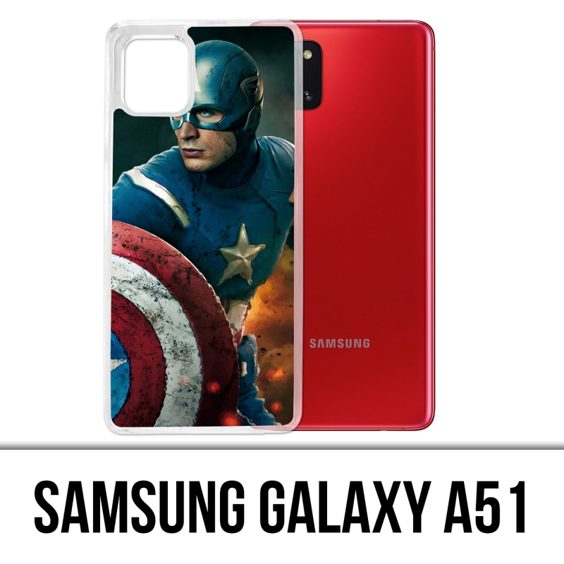 Coque Samsung Galaxy A51 - Captain America Comics Avengers