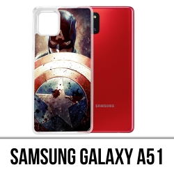Custodie e protezioni Samsung Galaxy A51 - Captain America Grunge Avengers