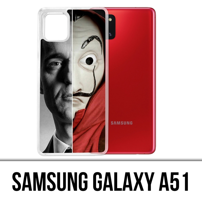 Coque Samsung Galaxy A51 - Casa De Papel Berlin Masque Split