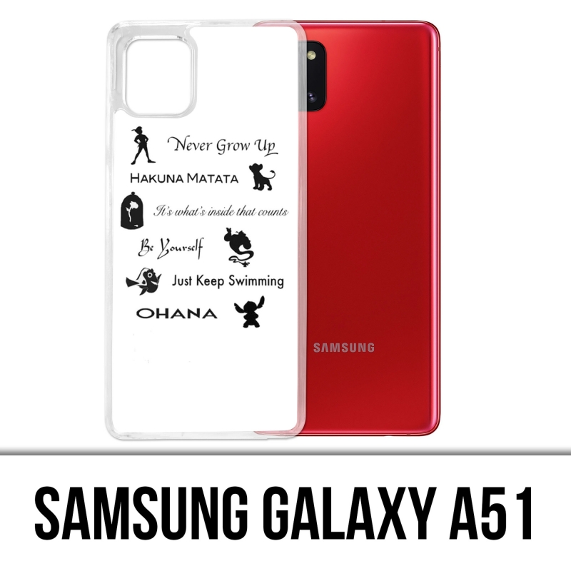 Coque Samsung Galaxy A51 - Citations Disney