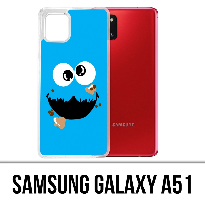 Custodia per Samsung Galaxy A51 - Cookie Monster Face