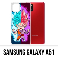Samsung Galaxy A51 case - Dragon Ball Black Goku Cartoon