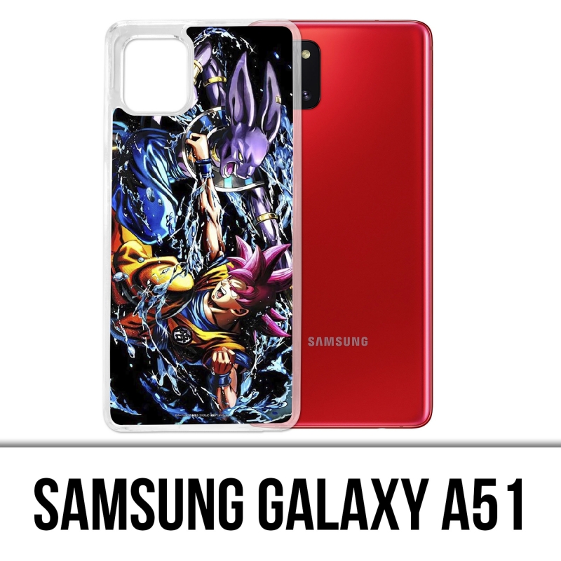 Funda Samsung Galaxy A51 - Dragon Ball Goku Vs Beerus