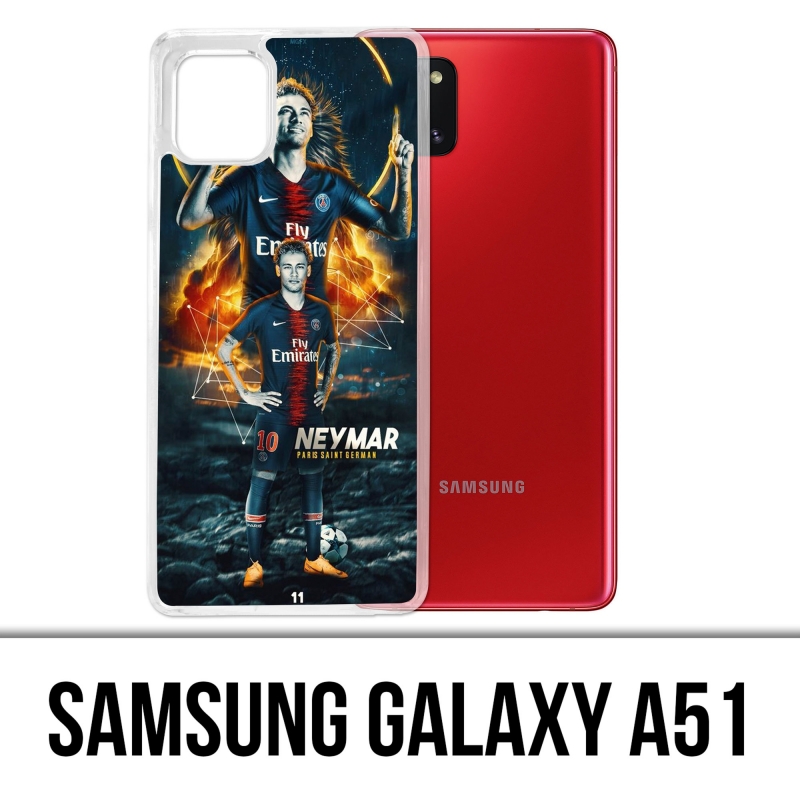 Coque Samsung Galaxy A51 - Football Psg Neymar Victoire