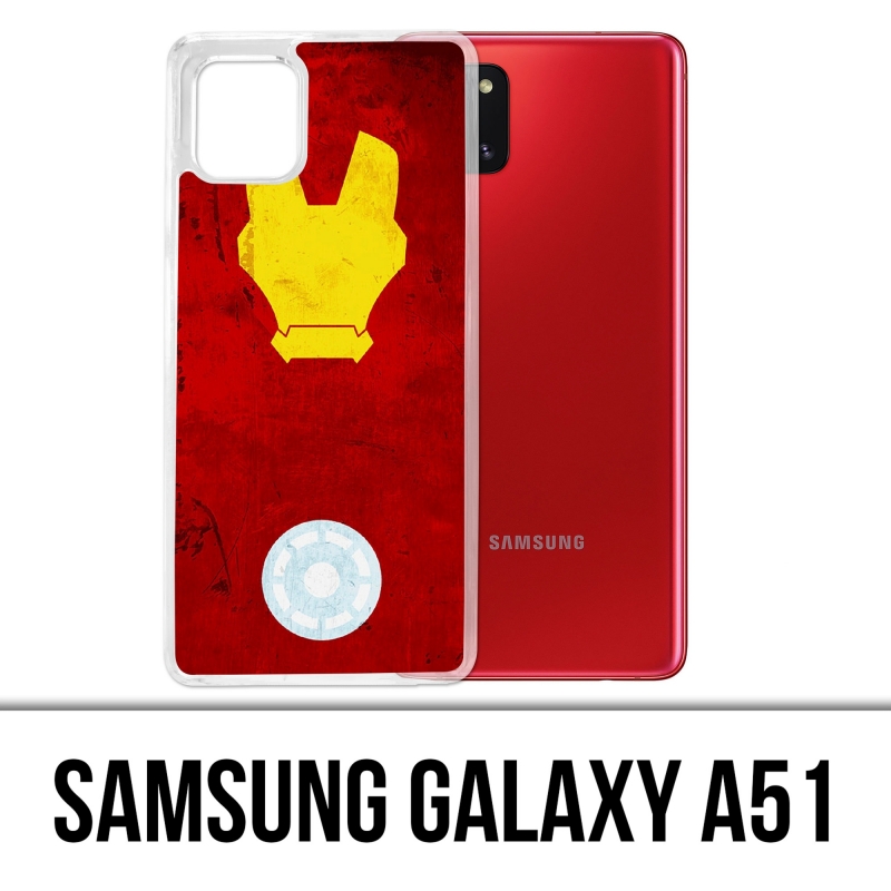 Funda Samsung Galaxy A51 - Diseño artístico de Iron Man