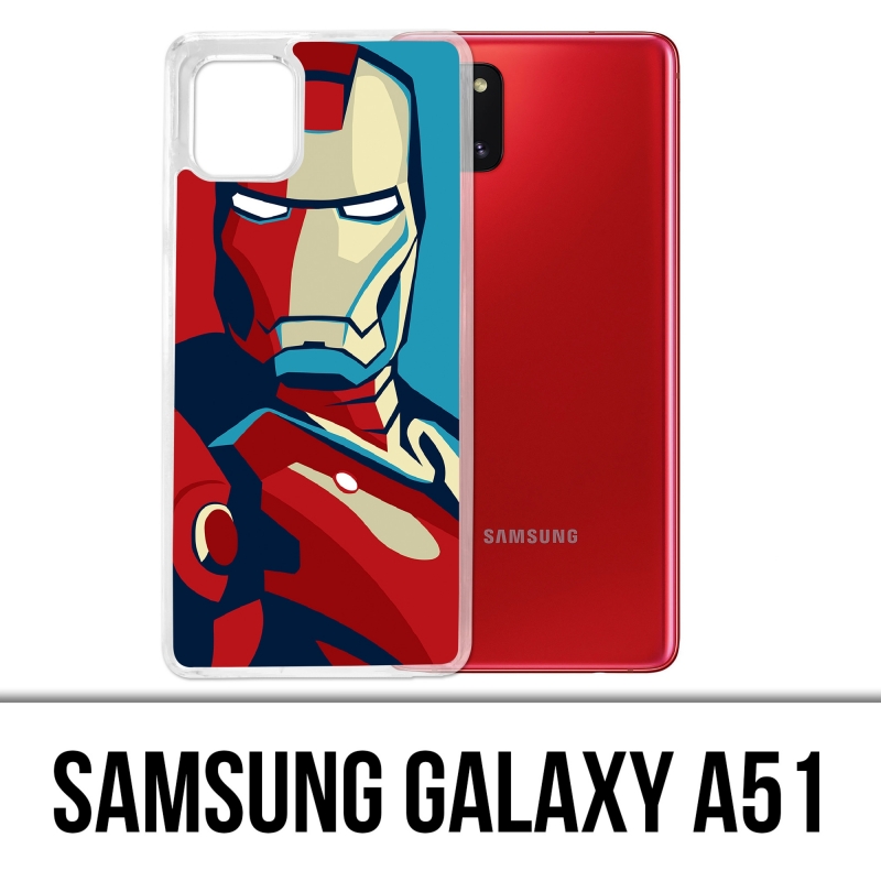 Samsung Galaxy A51 Case - Iron Man Design Poster