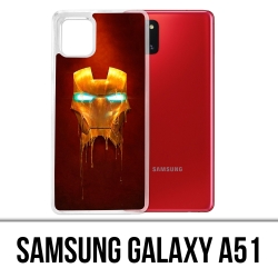 Custodia per Samsung Galaxy A51 - Iron Man Gold
