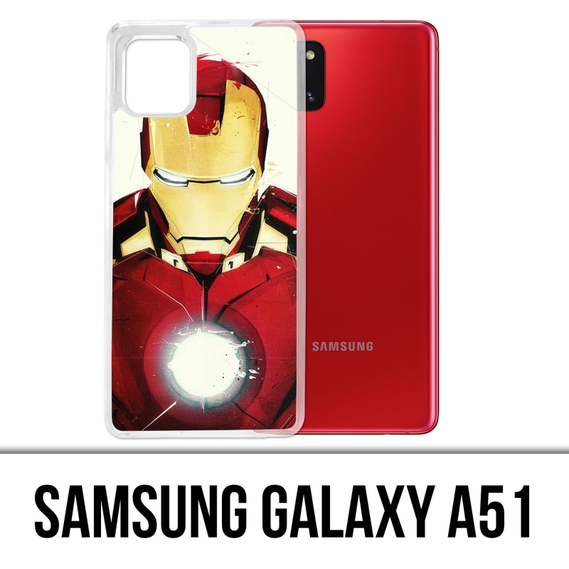 Custodia per Samsung Galaxy A51 - Iron Man Paintart