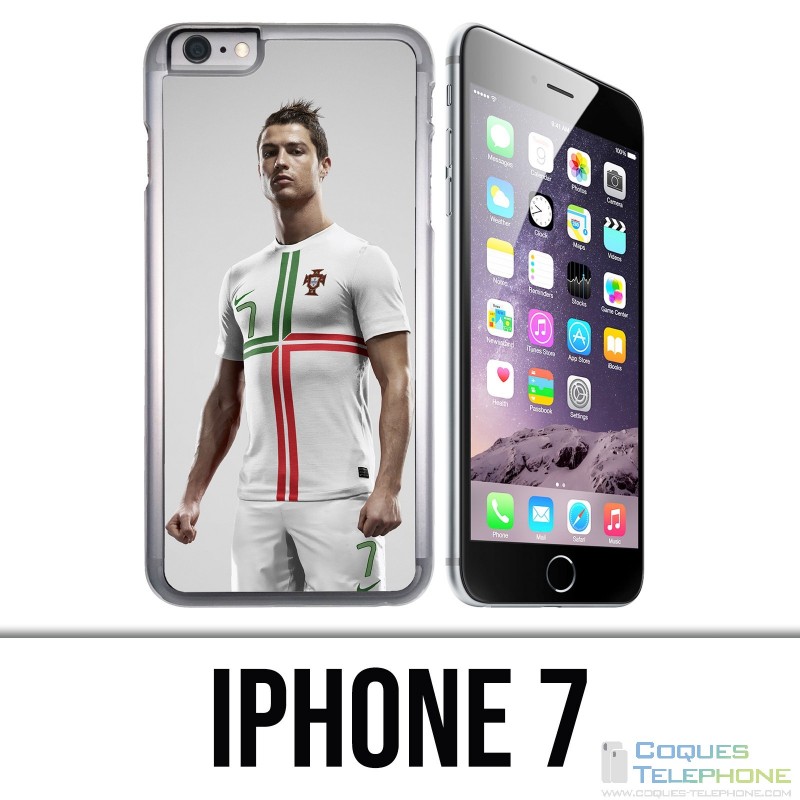Funda iPhone 7 - Ronaldo Football Splash