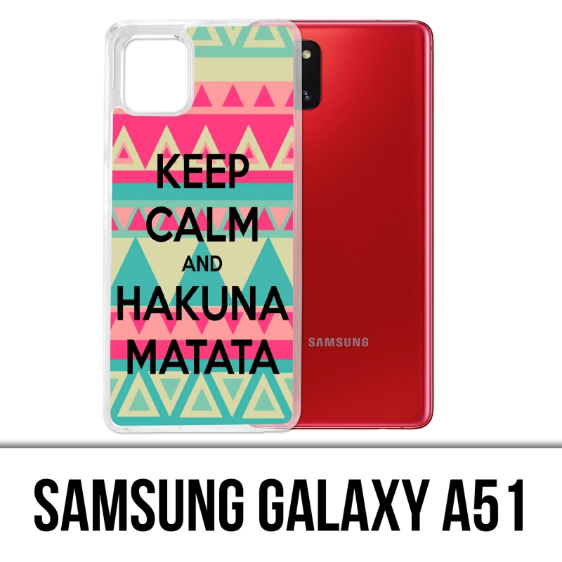 Samsung Galaxy A51 Case - Behalten Sie Ruhe Hakuna Mattata