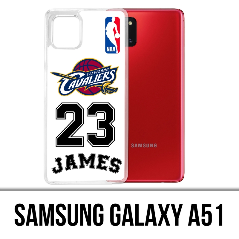 Coque Samsung Galaxy A51 - Lebron James Blanc