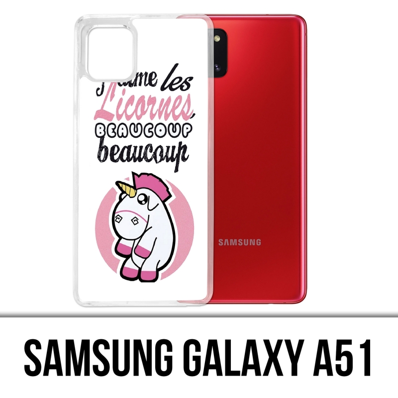 Coque Samsung Galaxy A51 - Licornes