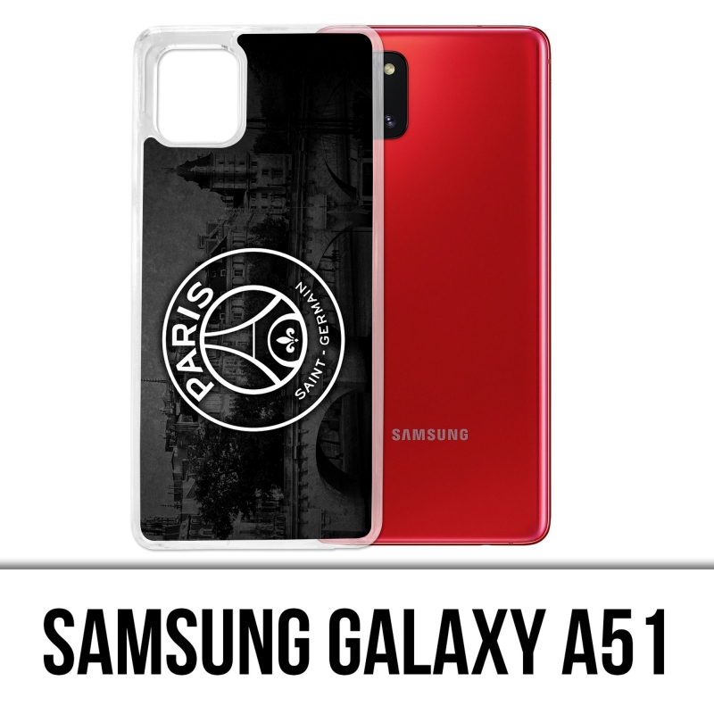 Samsung Galaxy A51 Case - Psg Logo Black Background