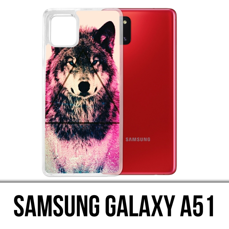 Funda Samsung Galaxy A51 - Triangle Wolf