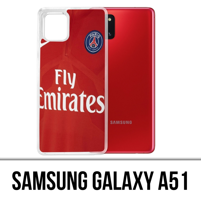 Coque Samsung Galaxy A51 - Maillot Rouge Psg