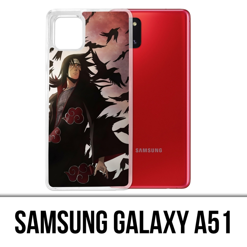 Coque Samsung Galaxy A51 - Naruto-Itachi-Corbeaux