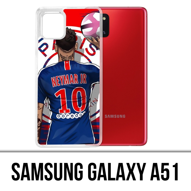 Funda Samsung Galaxy A51 - Neymar Psg Cartoon