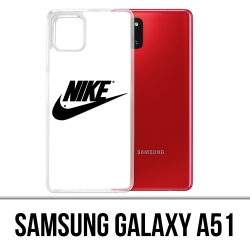 Custodia per Samsung Galaxy A51 - Logo Nike bianco