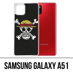Funda Samsung Galaxy A51 - Nombre del logotipo de una pieza