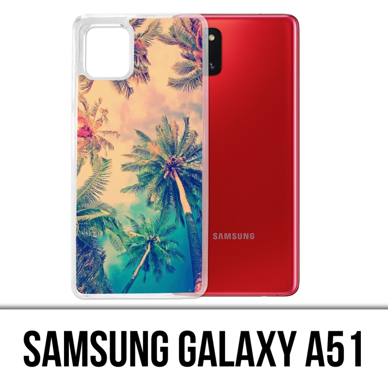 Coque Samsung Galaxy A51 - Palmiers