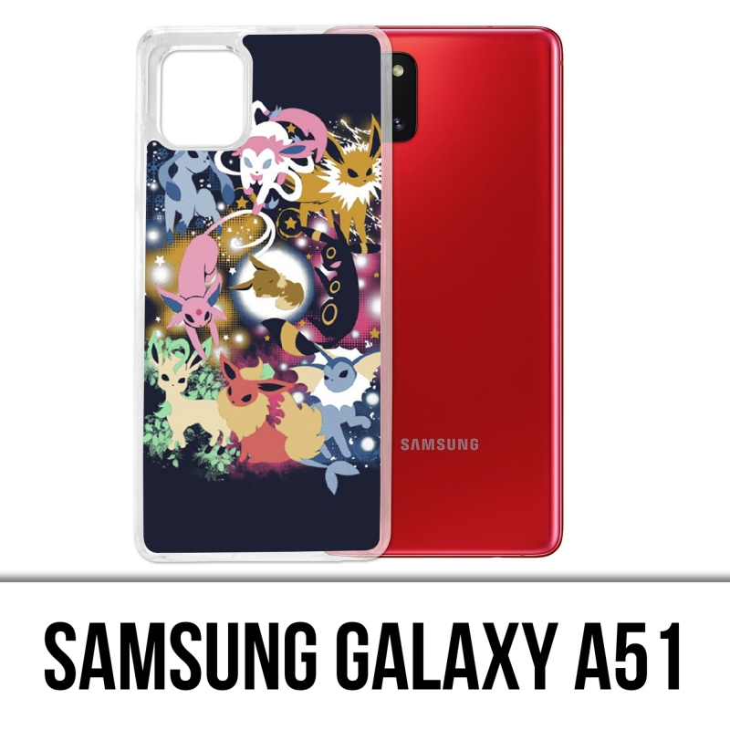 Funda Samsung Galaxy A51 - Pokémon Eevee Evolutions